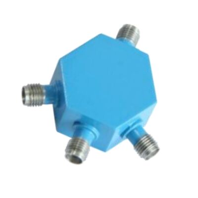 Low Insertion Loss High Port Isolation Coaxial Power Splitter and Combiner with Wide Frequency Range