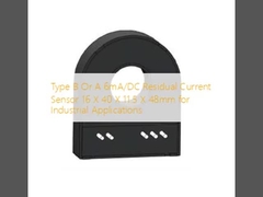 B형 또는 A형 6mA/DC 잔류 전류 센서 16 X 40 X 11.5 X 48mm 산업용
